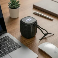 Portable Bluetooth Speakers with Light-Up Logo and Hands-Free Call Function - Image 3
