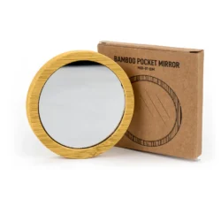 Bamboo Pocket Mirrors – Round-Shaped, Lightweight & Portable - Image 11