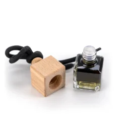 Hanging Car Diffuser Bottle with Bamboo Lid – Black Ice Fragrance - Image 7