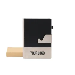 Dual-Tone A5 Executive Notebook with Detachable Mobile Stand - Image 1