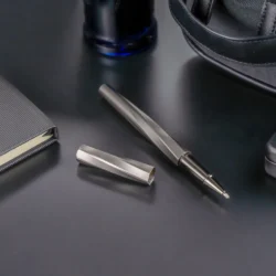 Executive Swirl-Pattern Rollerball Pen with Luxury PU Leather Gift Box - Image 8