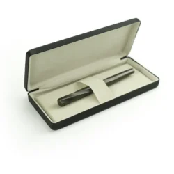 Executive Swirl-Pattern Rollerball Pen with Luxury PU Leather Gift Box - Image 2